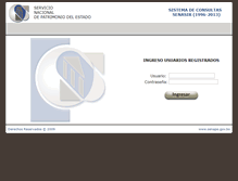 Tablet Screenshot of consultas.senape.gob.bo